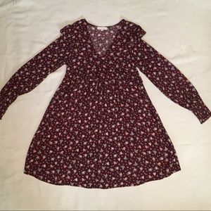 Fall Floral Prairie Dress
